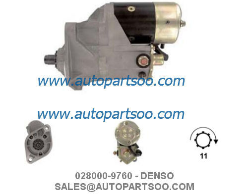Buen precio 028000-9760 28100-1542 - Motor de arranque DENSO 24V 4.5KW 11T MOTORES DE ARRANQUE en línea