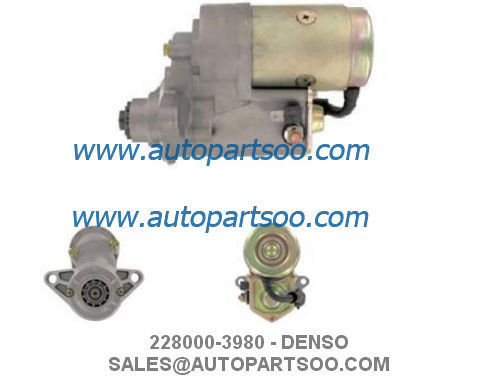 Buen precio 228000-3980 228000-3981 - Motor de arranque DENSO 12V 1.7KW 11T MOTORES DE ARRANQUE en línea