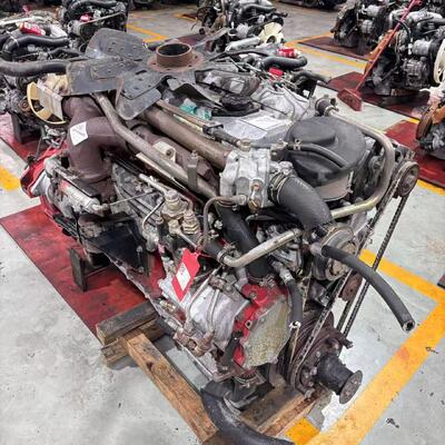 EK100T Turboalimentado 5.87L cilindrada en línea 6 cilindros Mecánico de motor diésel ensamblaje para camiones HINO y generadores
