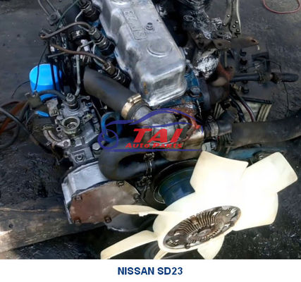 Buen precio Las piezas de automóvil usadas japonesas del conjunto del motor completan el motor diesel SD23 para NISSAN en línea