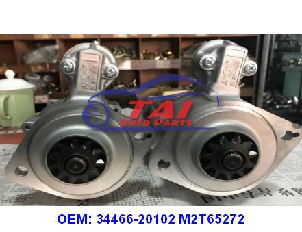 Buen precio 34466-20102 M2T65272 Partes del motor industrial Motor de arranque para MITSUBISHI S4E 24V 11T en línea