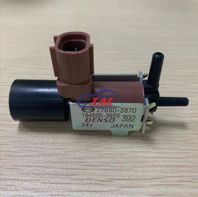 Buen precio Solenoide de vacío original nuevo / válvula solenoide 24V 27610-3870 S2761-03870 27690-3870 184600-3920 para piezas japonesas en línea